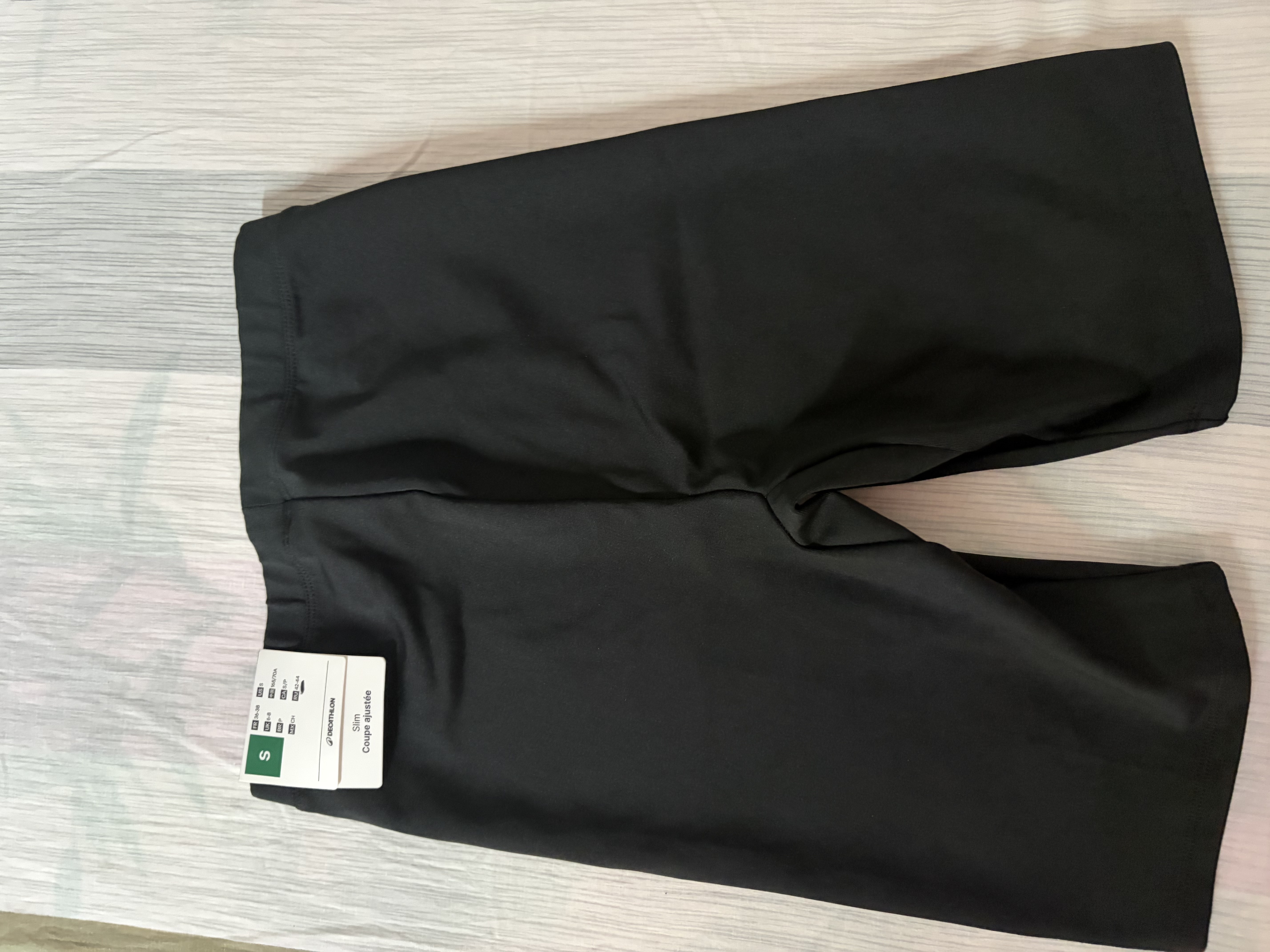 迪卡侬（DECATHLON）运动紧身裤女瑜伽健身弹力速干排汗打底修身五分-5627210 实拍图