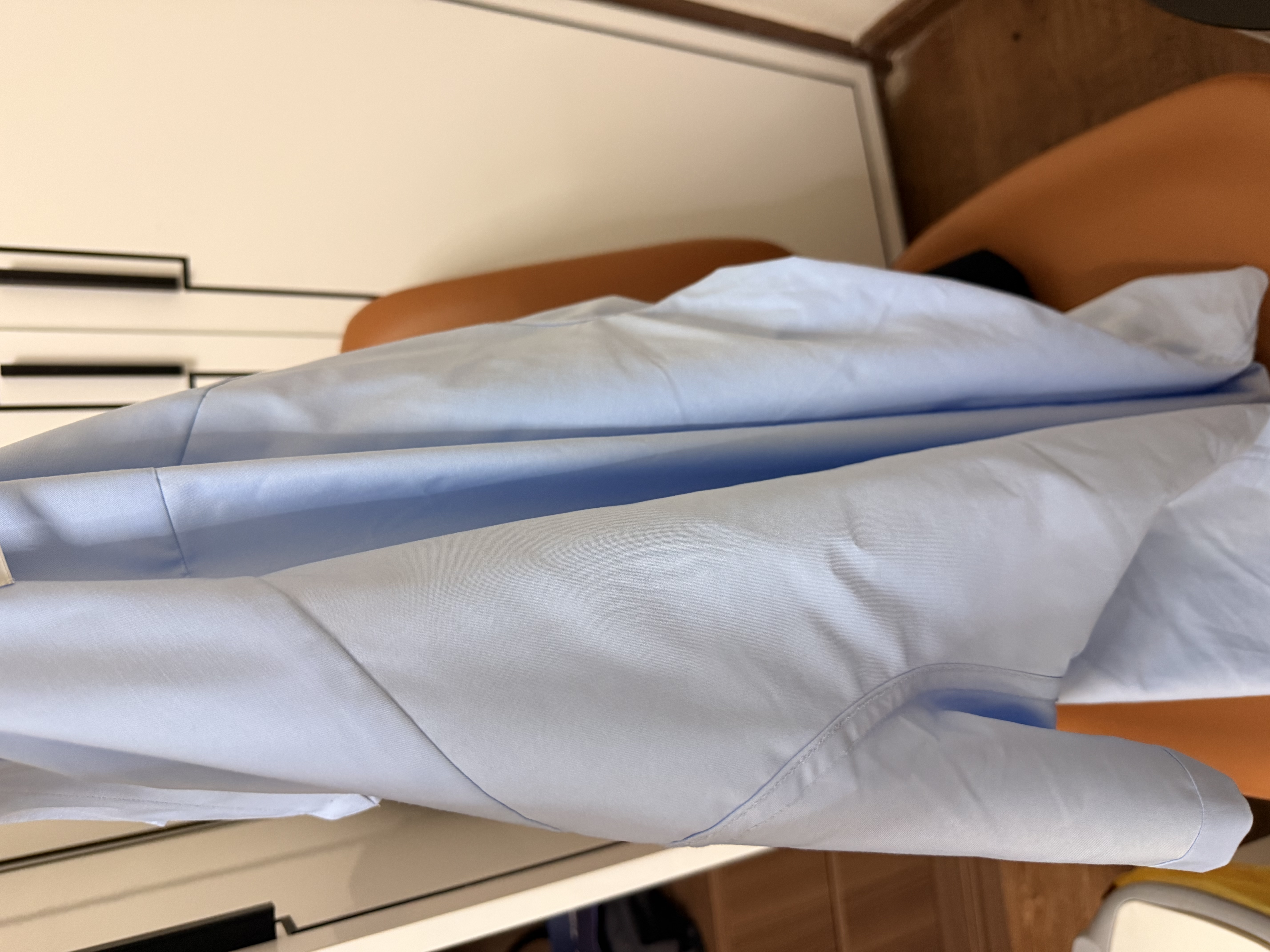 HLA海澜之家短袖衬衫男夏季轻商务衫及大码正装衬衣男浅蓝42 实拍图