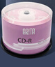 铼德(ARITA) e时代系列 CD-R 52速700M 空白光盘/光碟/刻录盘 桶装50片 实拍图