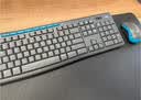 罗技（Logitech）MK275 键鼠套装 无线键鼠套装 办公键鼠套装 全尺寸 商务键鼠套装 带无线2.4G接收器 黑蓝色 实拍图