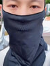 特步（XTEP）防晒面罩男士挂耳骑行夏季冰丝口罩围脖套头巾男女骑手防风尘登山 实拍图