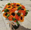 冉子花坊鲜花速递同城配送向日葵混搭抱抱桶玫瑰送女友爱人生日礼物真鲜花 抱抱桶混搭 实拍图