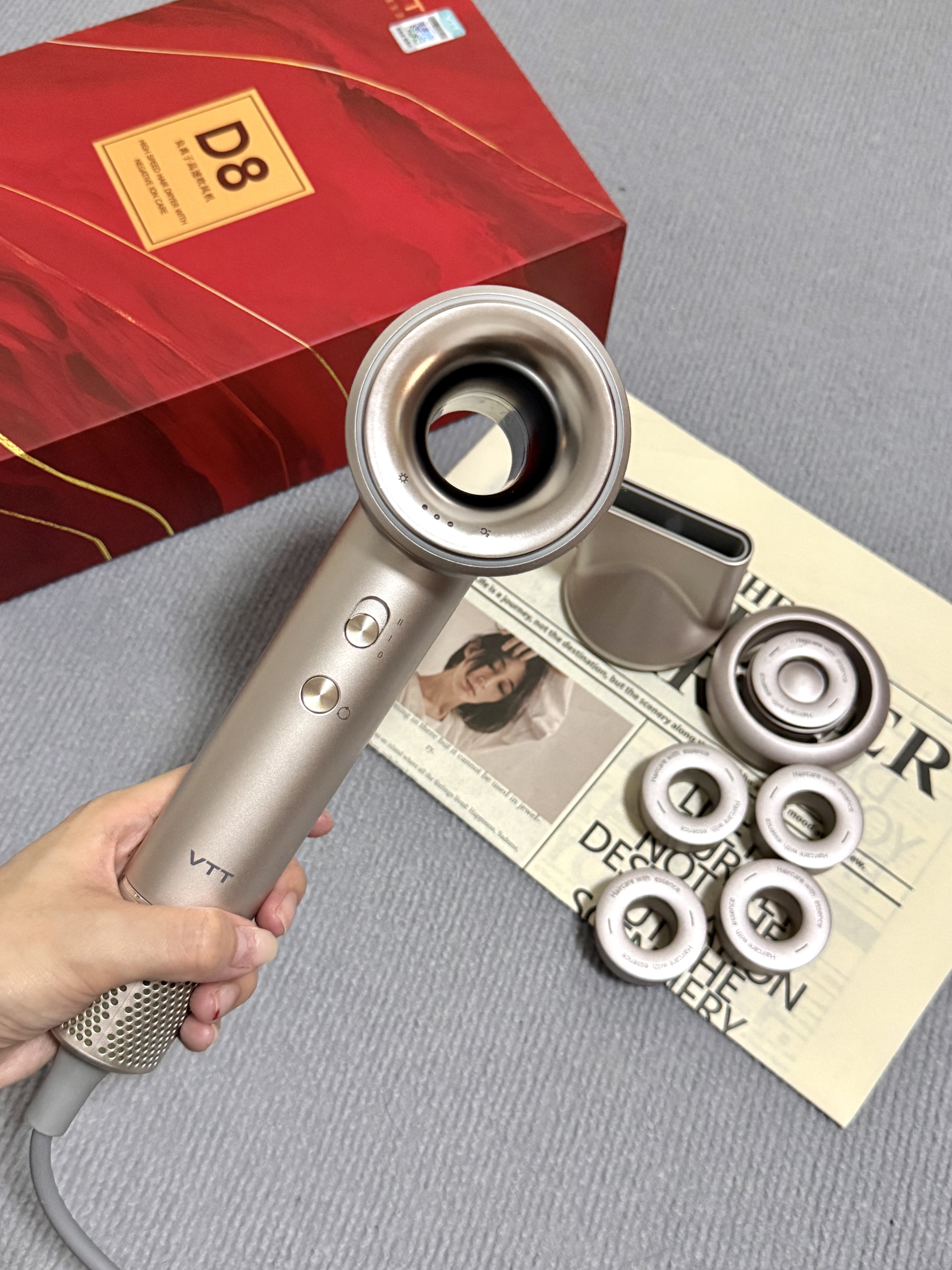 VTT【重磅新品】高速智能吹风机Swift20 负离子精油润养吹护发低噪音速干家用电吹风筒送节日生日礼物 实拍图