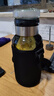【送杯套】大容量加厚玻璃杯子便携杯茶水分离带杯套泡茶水杯 透明 1000ml吨吨桶 1只装 实拍图