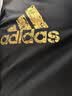 阿迪达斯（adidas）【特价清仓】夏季男女同款短袖男T恤跑步健身运动速干 黑白 XL 实拍图