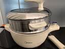 美的（Midea）0氟钛陶 电炒锅 电蒸锅 电煮锅 家用炒菜多功能一体电热锅电火锅 4L多用途锅HCG2821F 配蒸笼新品 实拍图