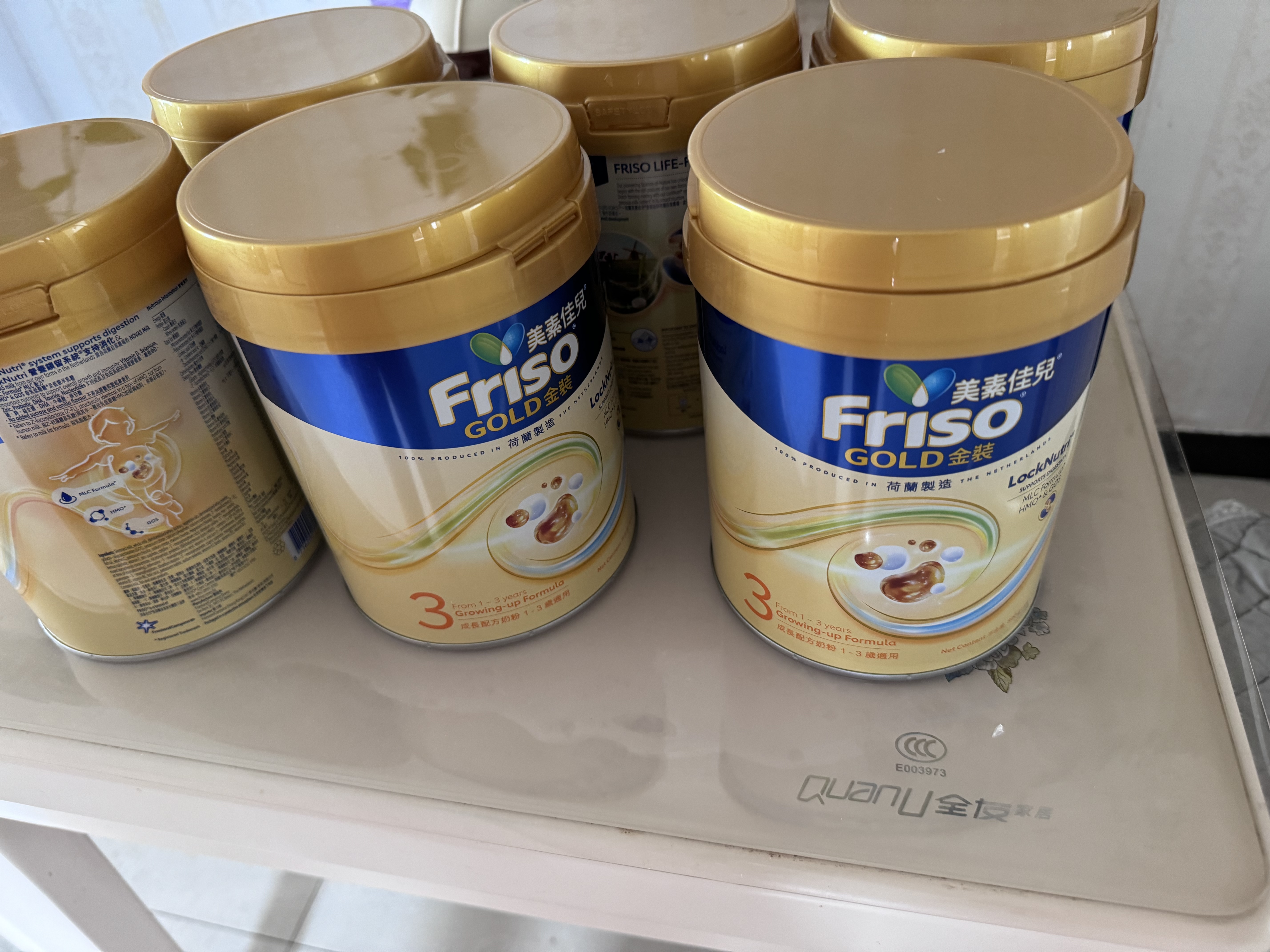 Friso美素佳儿港版金装幼儿配方奶粉3段800g*6罐/箱（1岁+）6HMO易消化 实拍图