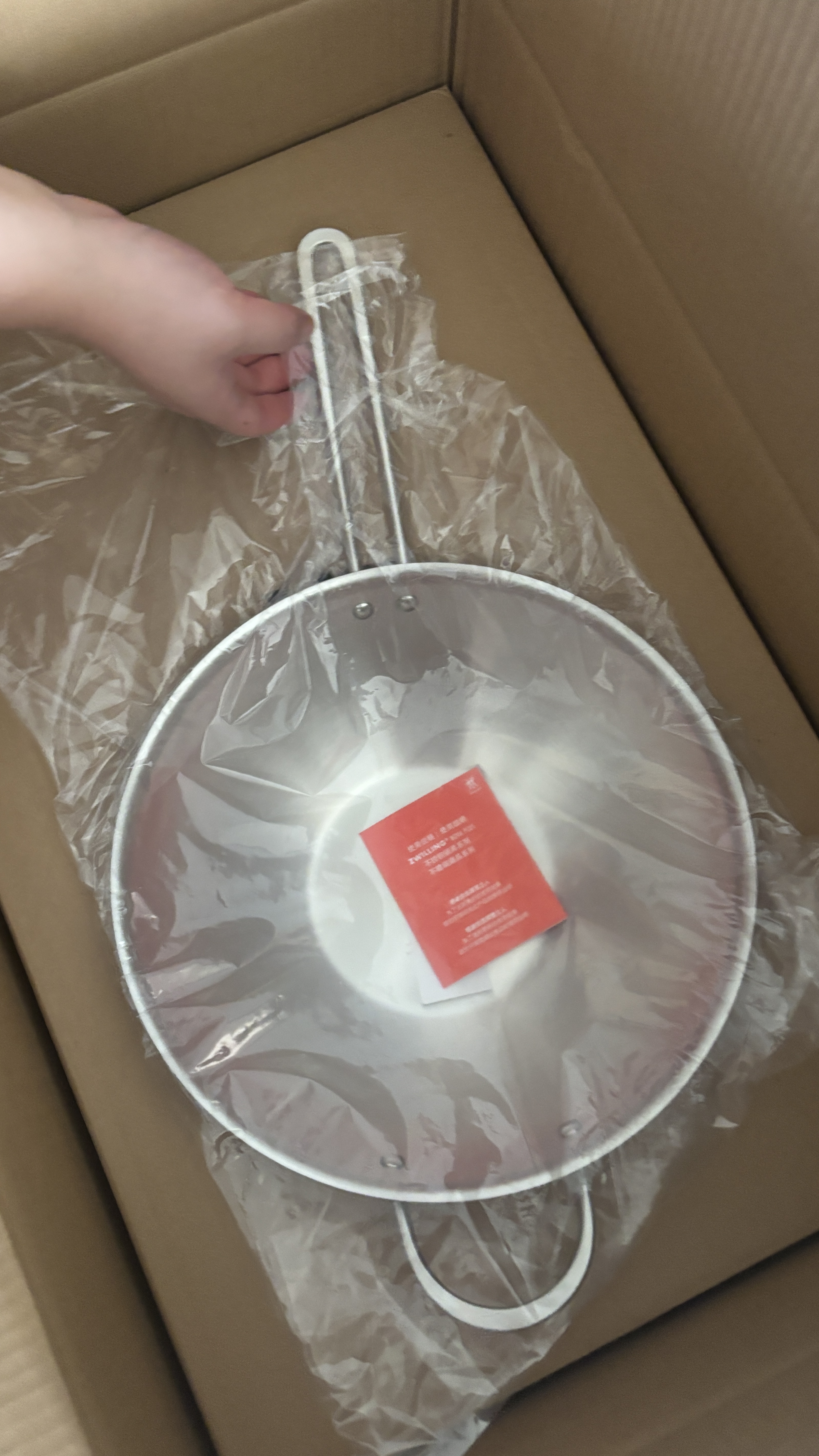 双立人（ZWILLING）中式炒锅不锈钢炒菜锅无涂层锅具电磁炉通用NovaPlus可进洗碗机 不锈钢炒锅+钢铲 30cm 实拍图