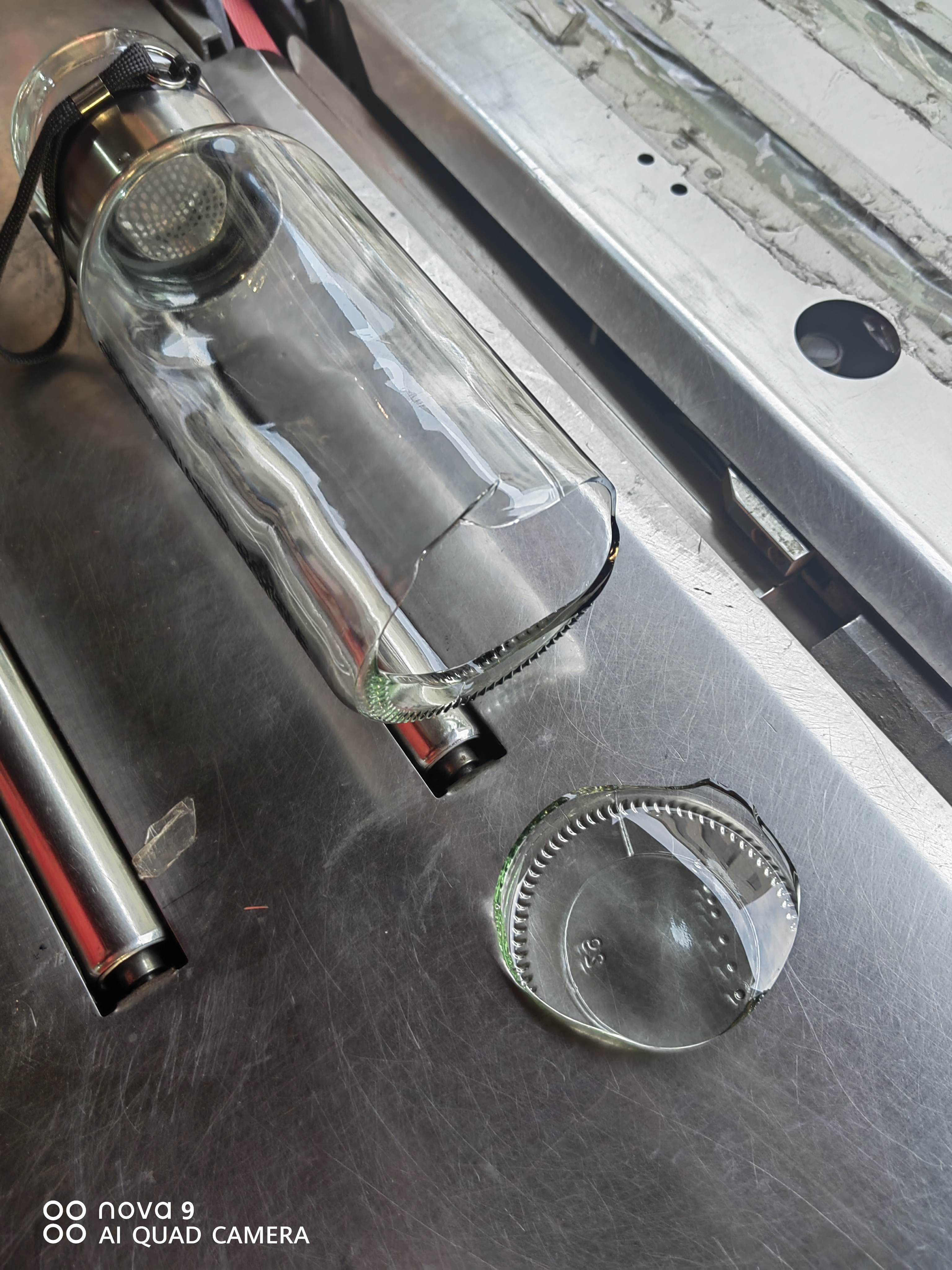 【送杯套】大容量加厚玻璃杯子便携杯茶水分离带杯套泡茶水杯 透明 1000ml吨吨桶 1只装 实拍图