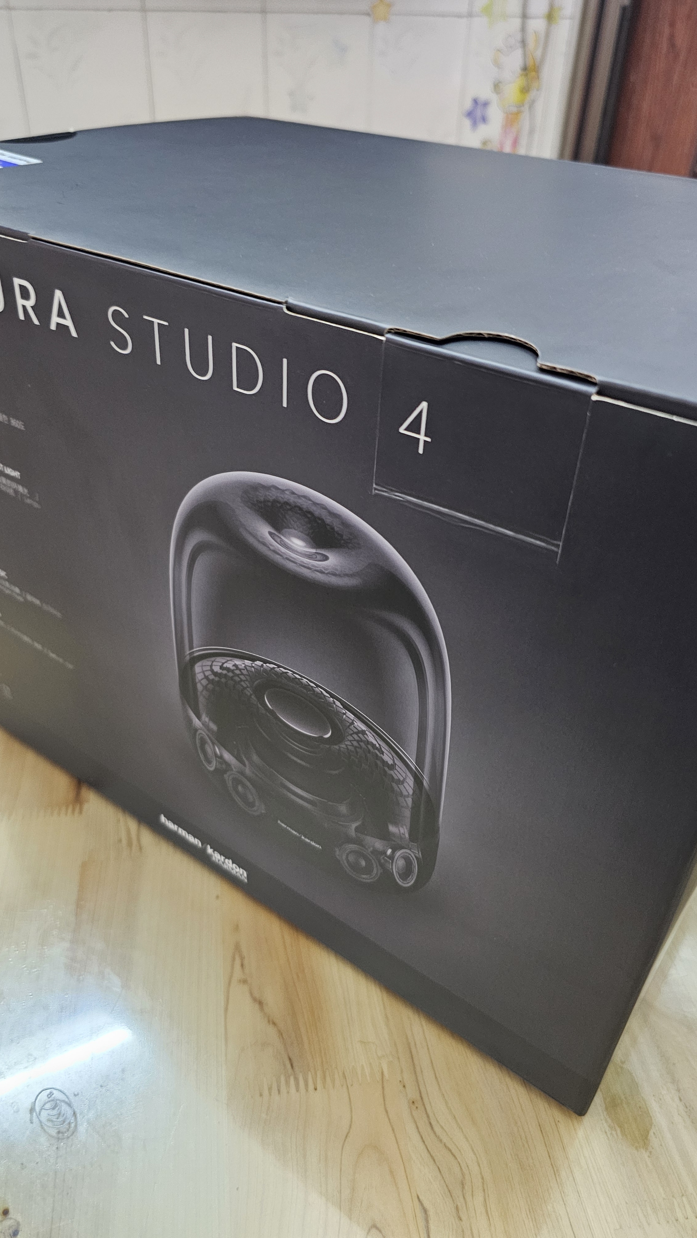 哈曼卡顿（Harman/Kardon）【只换不修】Aura Studio4音箱 蓝牙音乐家用台式电脑立体声低音炮4代音响 礼物 琉璃4 代黑色 实拍图