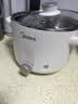 美的（Midea）电煮锅 0涂层不锈钢 宿舍小电锅 多功能家用宿舍泡面小火锅 2.6L蒸煮一体电热锅 XZC2066G 配蒸笼 实拍图