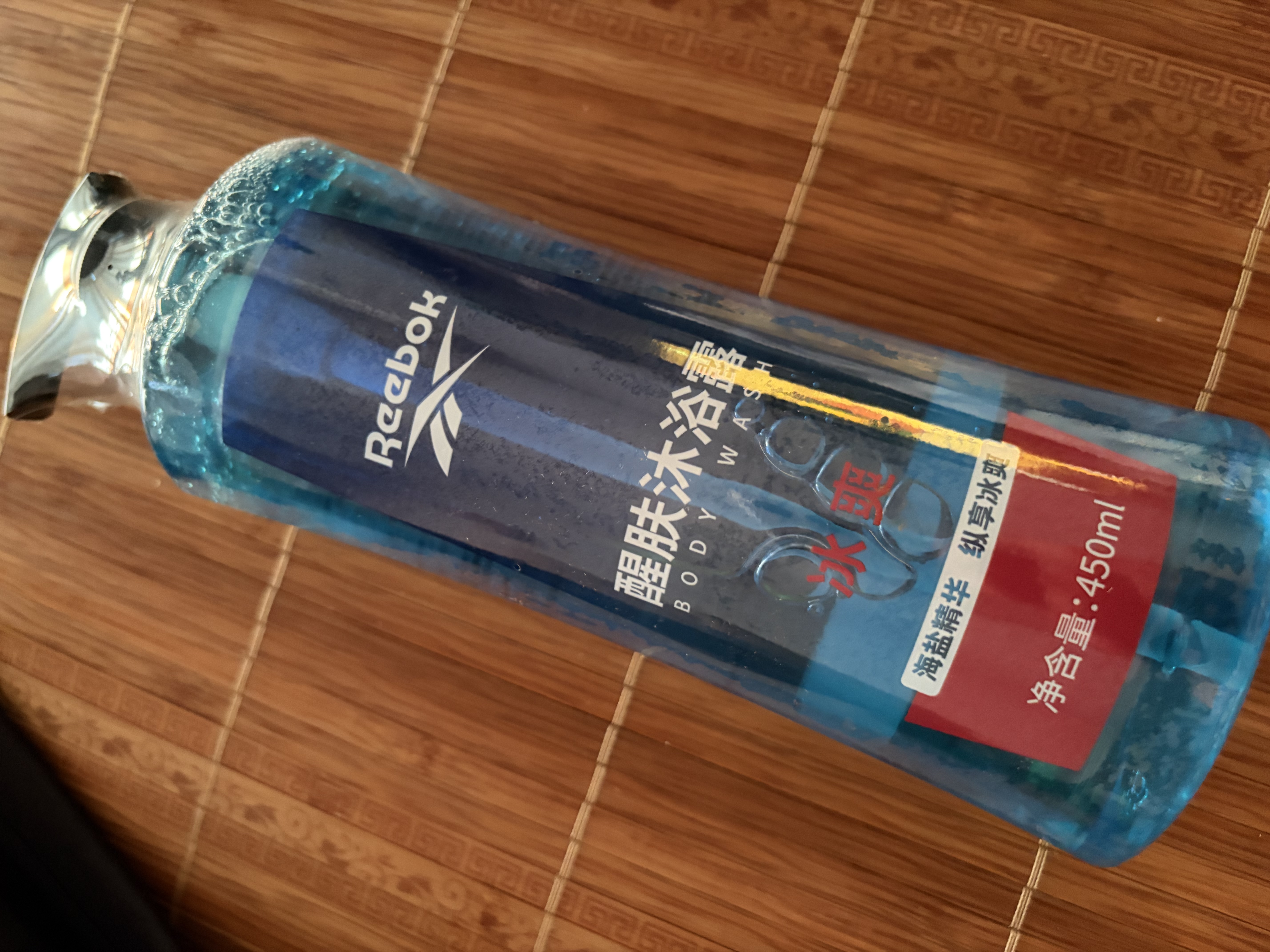 锐步（Reebok）男士沐浴露持久留香深层清洁控油沐浴液沐浴露男士经典冰爽450ml 实拍图