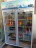 新飞 （Frestec）展示柜冷藏保鲜柜酒水饮料冰柜双开门冷藏柜酒店冷藏保鲜柜超市直冷玻璃门风冷无霜冰箱立式冷柜 大双门蓝白上机900L【4D风冷无霜】【咨询特惠】 实拍图