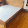 全友家居 北欧原木风主卧室家用双人大床1.8米x2米现代简约板式床家具 实拍图