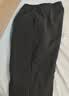 优衣库高弹力窄口九分裤DRY-EX速干常规款男女装轻薄运动裤482763 482763/09黑色 L 实拍图
