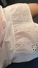 优衣库童装女童针织拼接刺绣迷你裙裤休闲裤裤子484064 00 白色 130 实拍图