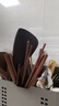 双枪 原木铁木筷子家用实木筷子10双+2双儿童筷子家庭餐具套装  实拍图