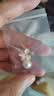 Qlady猫眼石花朵耳环女气质高级感仿珍珠耳钉女2026新款耳饰生日礼物 实拍图