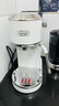 德龙（Delonghi）半自动咖啡机家用小型 意式15Bar泵压冷萃咖啡 软触屏手动奶泡自动停流金属机身 吉拉朵系列 EC890 .W氧气白 即时加热 自动关机 专业蒸汽细杆拉花 实拍图