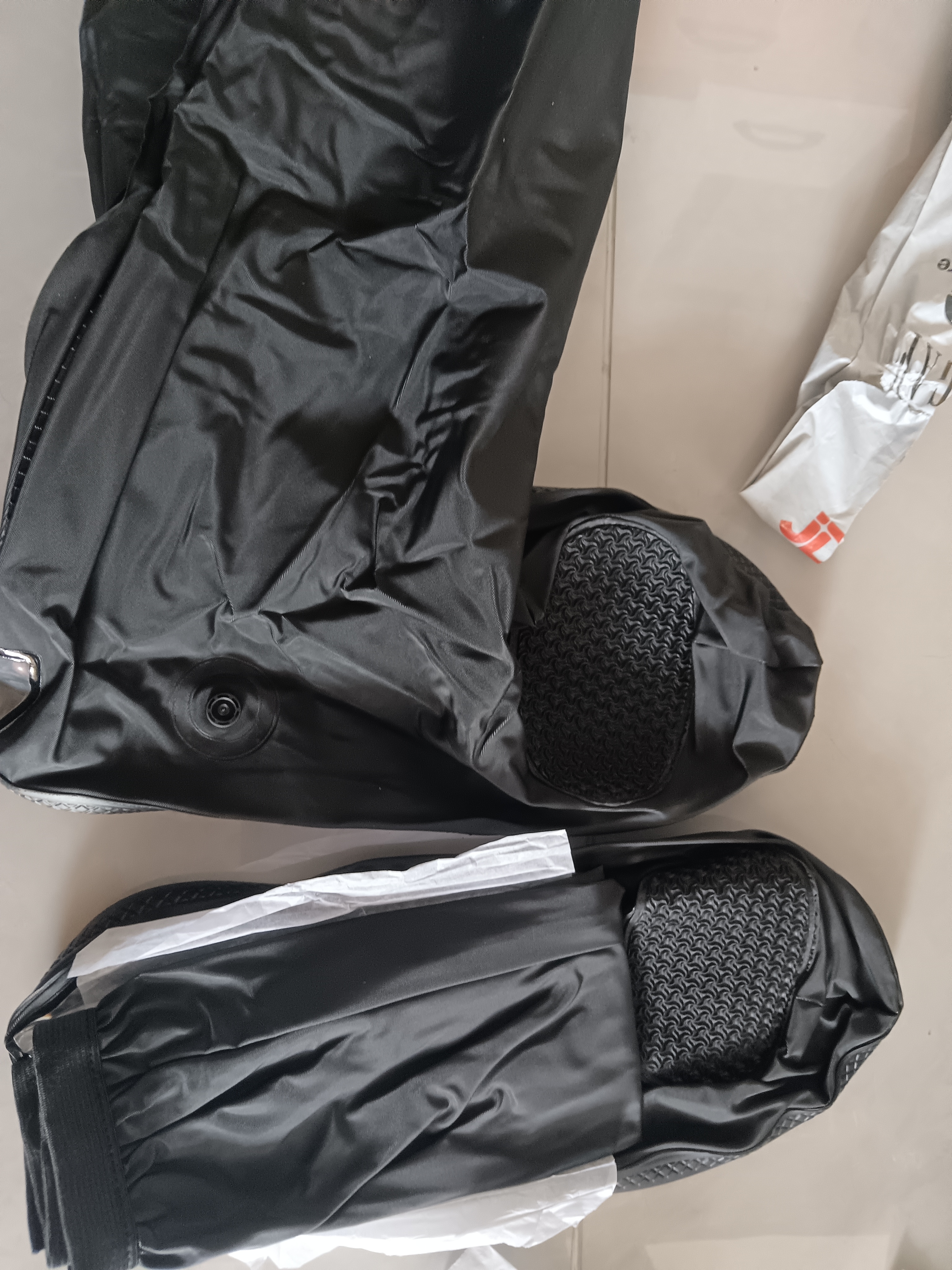 赛羽（SCOYCO）防台风暴雨摩托车骑行机车骑士防水套防雨脚套外穿雨鞋套雨季 实拍图