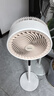美的（Midea）【变频轻音】空气循环扇家用语音遥控电风扇 一级能效静音落地扇 卧室桌面大风力小风扇 GDJ24SHG 实拍图