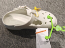 卡骆驰（CROCS）经典玛丽珍芭蕾洞洞鞋|210581 亚麻色   36 /37(220mm) 实拍图