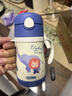 膳魔师（THERMOS）儿童吸管保温保冷水杯超轻316L不锈钢把手学生幼儿园婴儿上学TCKC 实拍图