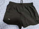 李宁（LI-NING）泳裤男士防尴尬游泳裤平角双层防走光水陆两用沙滩裤337 L 实拍图