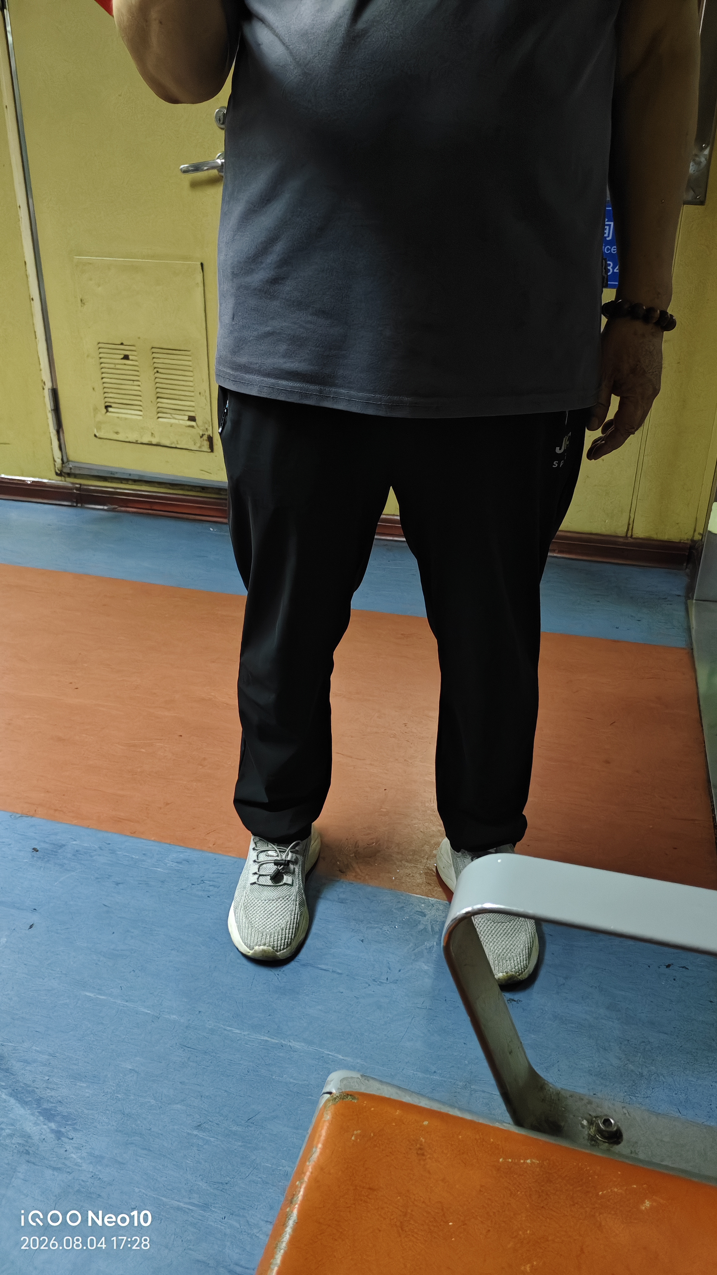 JEEP SPIRIT运动裤男夏季速干冰丝裤男束脚裤子男透气跑步休闲裤男 黑色3XL 实拍图