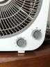美的（Midea）电风扇 家用台式桌面小风扇鸿运扇宿舍卧室节能电扇台扇转页扇轻音低噪五叶风扇 KYT30-21MA 实拍图