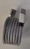 倍魔磁吸数据线USB-A转Type-C充电线65W快充线车载适用iPhone17/16ProMax平板iPad华为 银色 实拍图