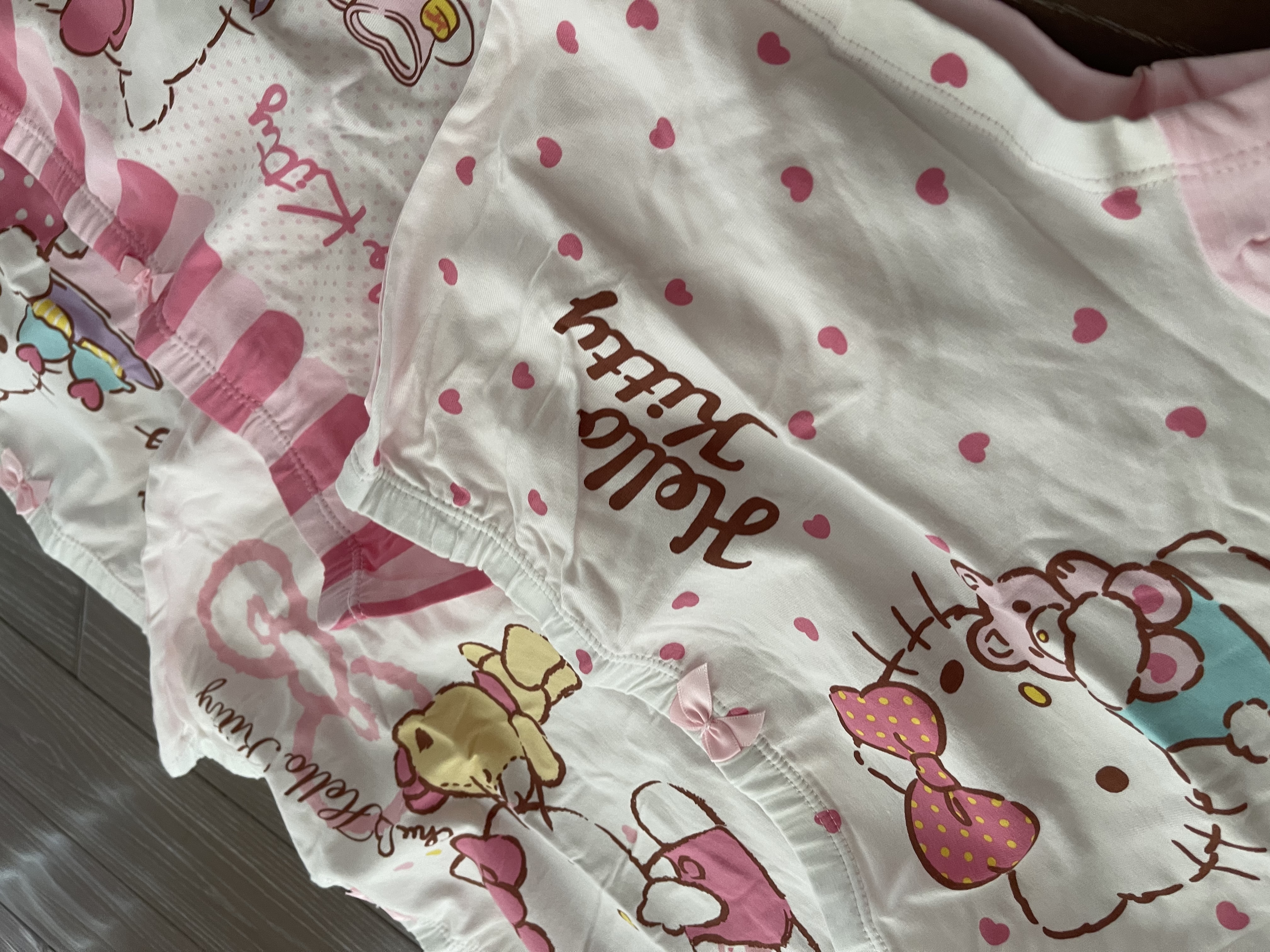 Hello Kitty女童内裤儿童短裤抗菌透气平角女孩三角宝宝四角底裤N195花色 160 实拍图
