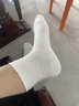 浪莎夏季薄款袜子女100%纯棉2026新款爆款全棉网眼透气防臭白运动夏天 【5双白色】·100%纯棉超薄 均码 (对应35-40鞋码可穿) 实拍图