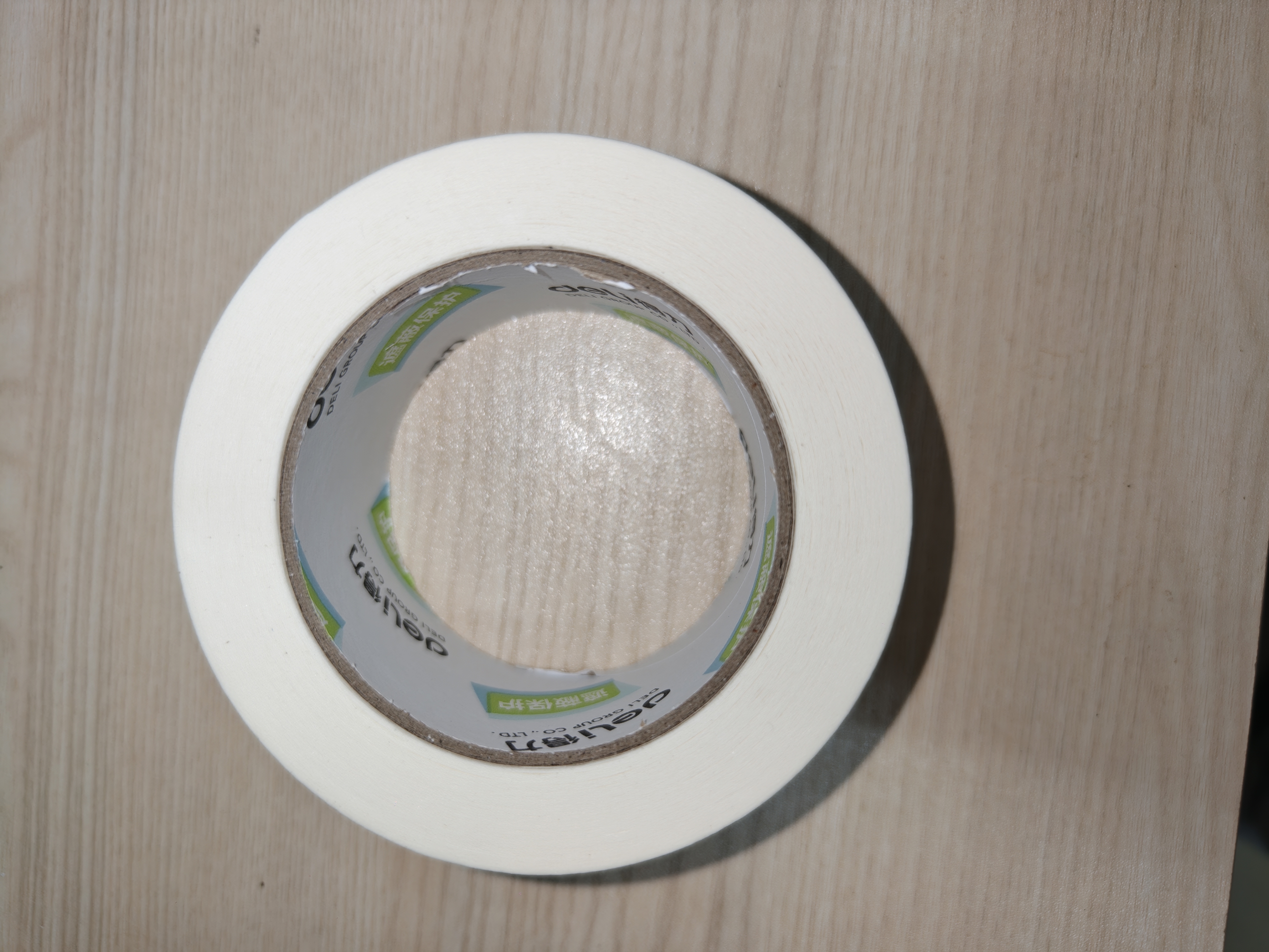 得力（deli）美纹纸胶带 50mm*50m*130μm 美术美工分色 装修遮蔽美缝贴膜刷漆保护无痕 学习用品 1卷 JL204 实拍图