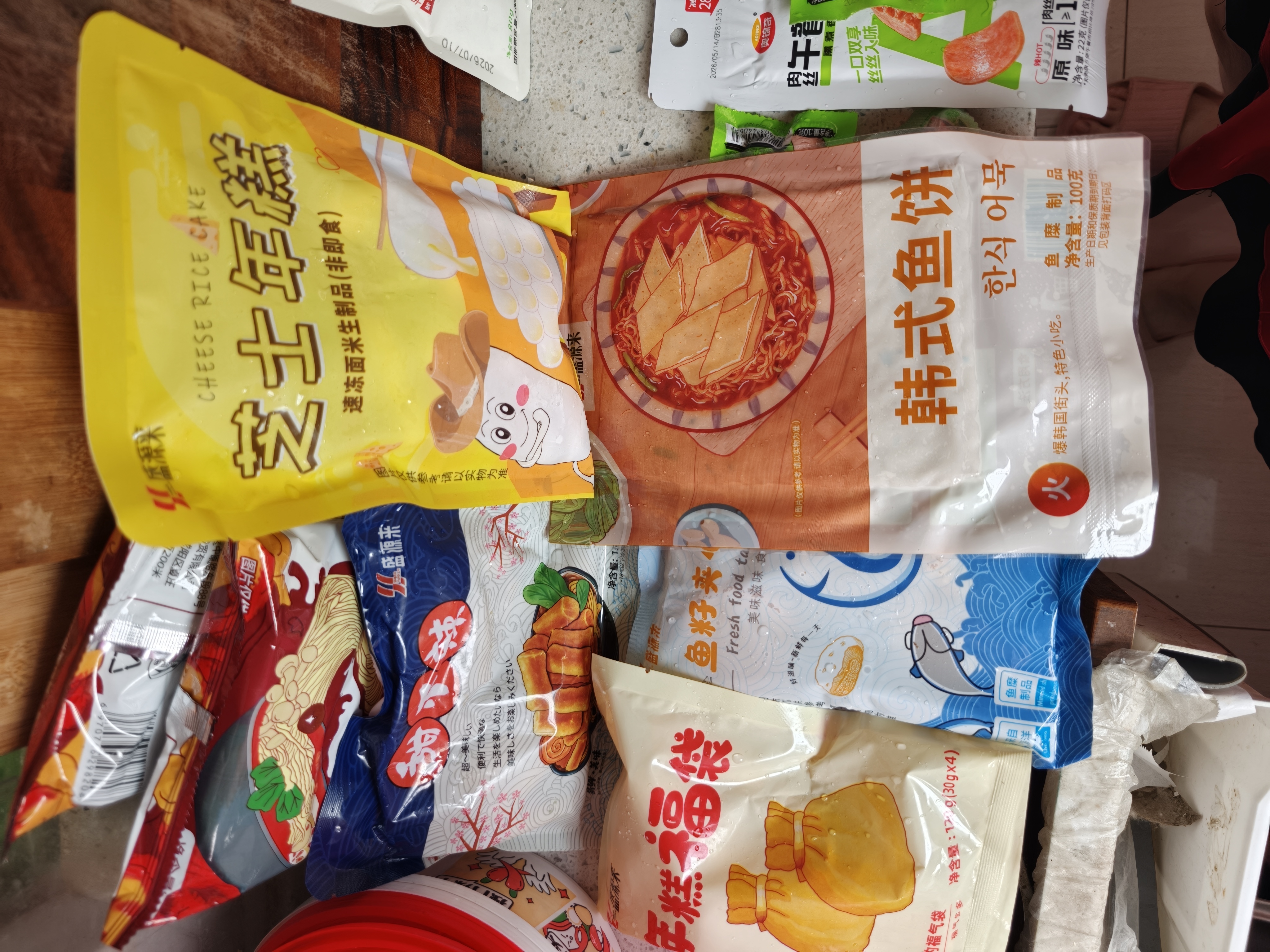 盛源来韩式火锅套餐 12种食材 1489g 年糕泡菜火锅 露营部队火锅 实拍图