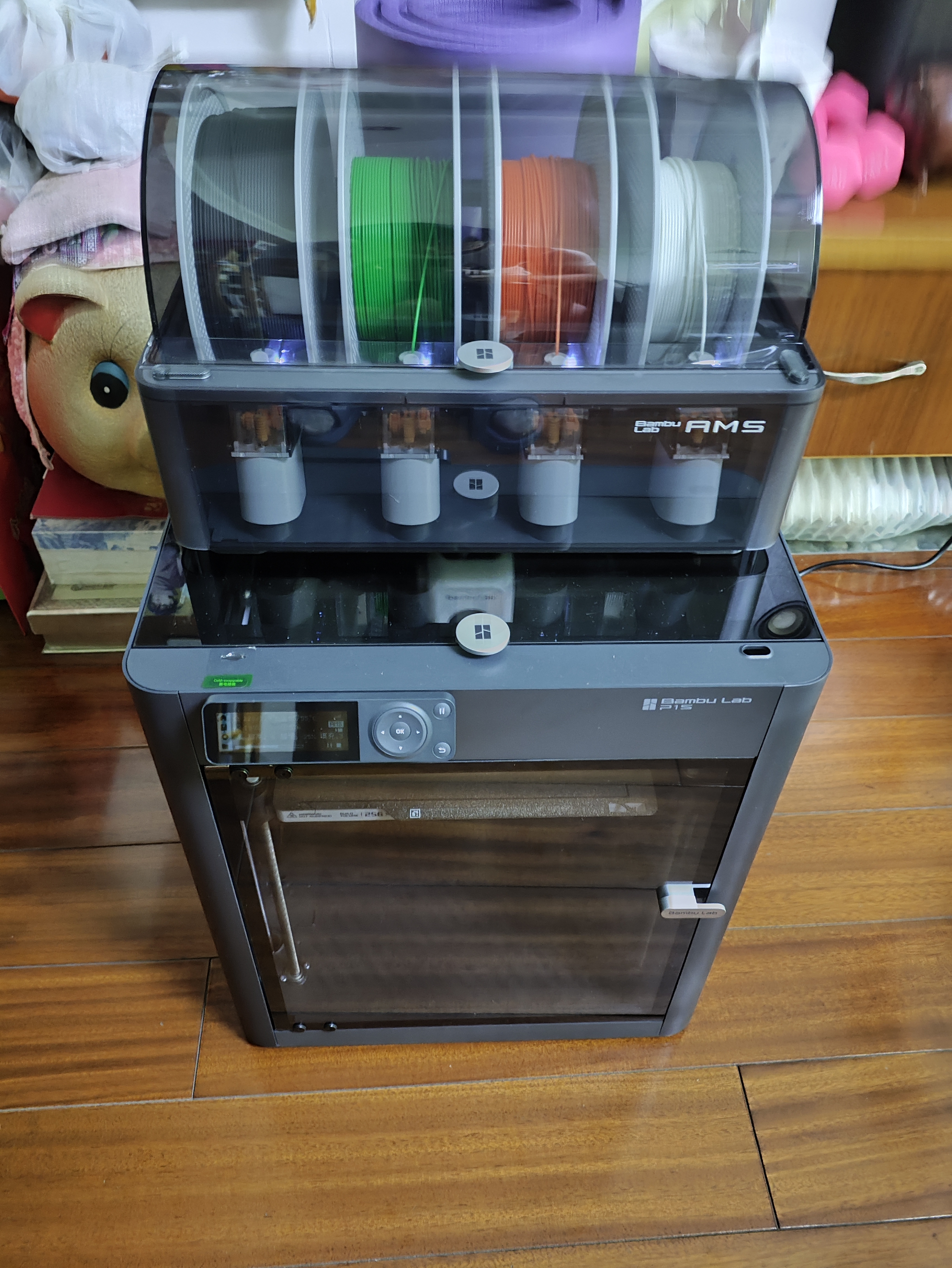 拓竹P1SC 3D打印机桌面家用儿童FDM全自动调平大尺寸多色高速3d打印机器【大陆版】 入门款丨多色套装 实拍图