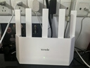 Tenda腾达路由器【千兆WiFi6+穿墙王】无线AX3000信号放大器信号增强家用云霄白立式 实拍图