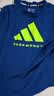 阿迪达斯（adidas）2025新款短袖儿童T恤夏季户外运动休闲百搭短袖 蓝+绿  152 实拍图
