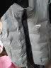 JEEP羽绒服男轻薄马甲男装保暖无袖白鸭绒外套上衣 豆绿 L  实拍图