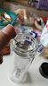 双层加厚玻璃杯高硼硅保温杯带茶隔男士水杯茶水分离耐热450mL 双层加厚-雅黑色450ml 实拍图