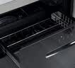 海尔（Haier）115L消毒柜家用嵌入式 大容量 双二星级 紫外线+光波巴氏消毒0臭氧 母婴消毒碗柜童锁保护12LCS  实拍图