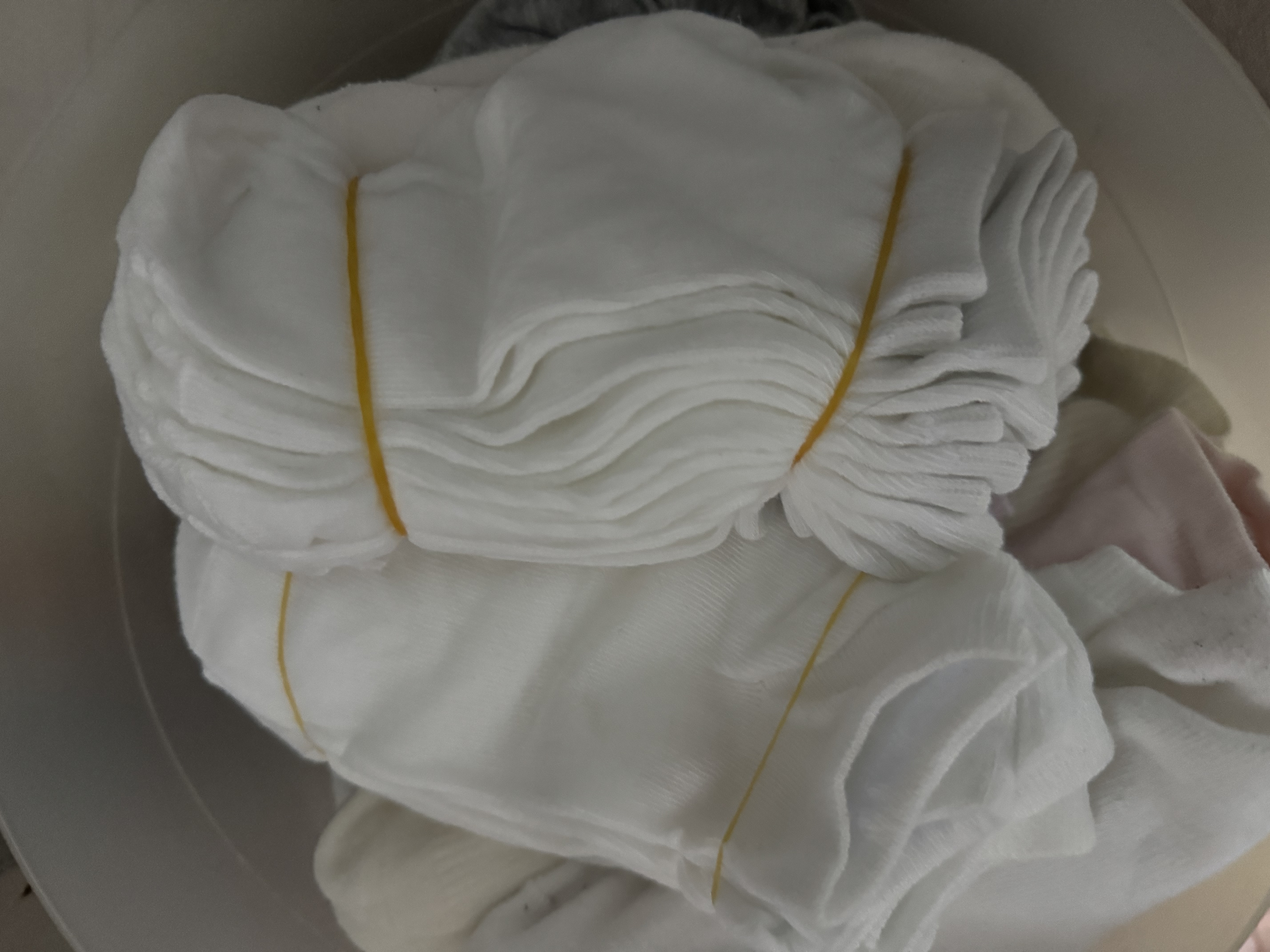 有时光一次性袜子男女士日抛短袜旅游透气出差用品必备神器丢丢袜20双白 实拍图