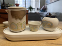 瓷牌茗茶具旅行茶具户外便携式陶瓷快客杯节日伴手礼乔迁七夕节礼物 实拍图