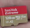 闪迪（SanDisk）128GB TF(MicroSD)内存卡4K极速金卡A2 V30 U3兼容大疆Pocket3/4P/Action 6运动相机/无人机存储卡 实拍图