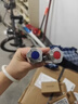 九牧（JOMOO）黄铜加厚角阀三角阀1冷1热套装   02064-1C1-1  实拍图