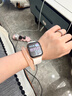 Apple/苹果 Watch S11 智能手表GPS款42毫米玫瑰金色铝金属表壳淡桃粉色运动型表带S/M MEUN4CH/B 实拍图