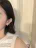 QMXDs999纯银针耳钉女精致爆闪双头圆球2026新款足银耳骨钉养耳洞耳饰 4mm一对 实拍图