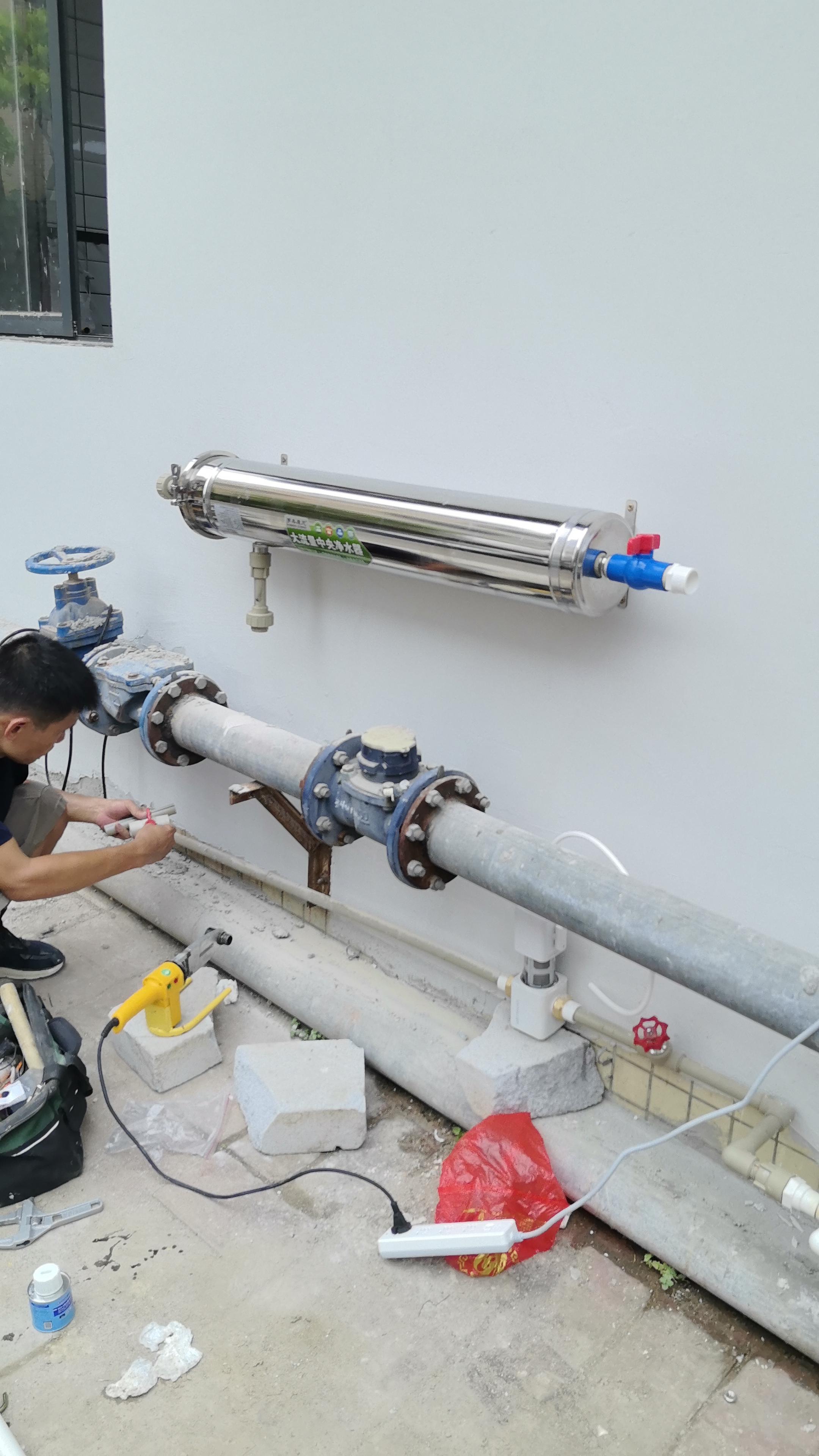 罗本康尼黄泥水克星全屋中央净水器家用大流量反冲洗过滤器自来水井水前置 15吨【别墅餐馆净水】反冲洗+万向安装 实拍图