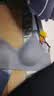 猫人内衣女小胸聚拢文胸无痕无钢圈提拉上托防下垂性感聚拢胸罩深灰XL 实拍图