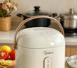 美的（Midea）电饭煲 小型家用迷你小容量 1-2-3人微压功能电饭煲 电饭锅 宿舍电煮锅一键操作多功能锅 小电煲 1.2L 小香煲带提手【白玉晶釜】 实拍图